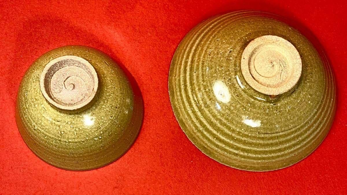 Amazon.co.jp: 茶道具『 虫明焼 重ね茶碗大小セット 銘あり「学