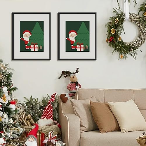 Vista 74 de upsimples - Portarretratos para galería de fotografías en la pared, marcos para fotos de 8 x 10 pulgadas con paspartú u 11 x 14 pulgadas sin Natural