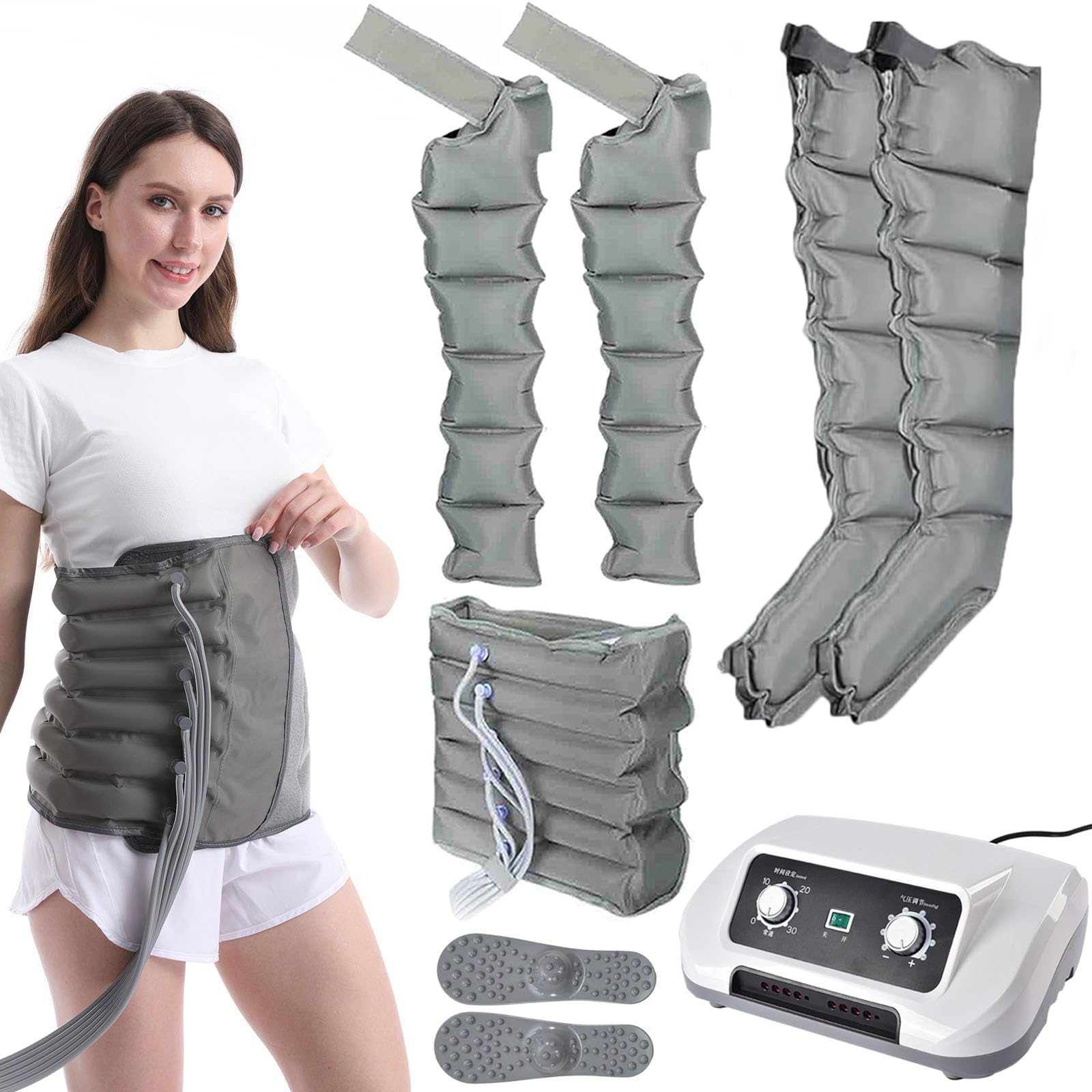 Lymphdrainage GeräT,Veno Pulse Krampfadern GeräT,Lympfdrainage FüR Beine LipöDem GeräT,Beinkompressions MassagegeräT,GeräT Zur Behandlung Von öDeme,FöRdert Die Lymphdrainages Der Blutkreislauf