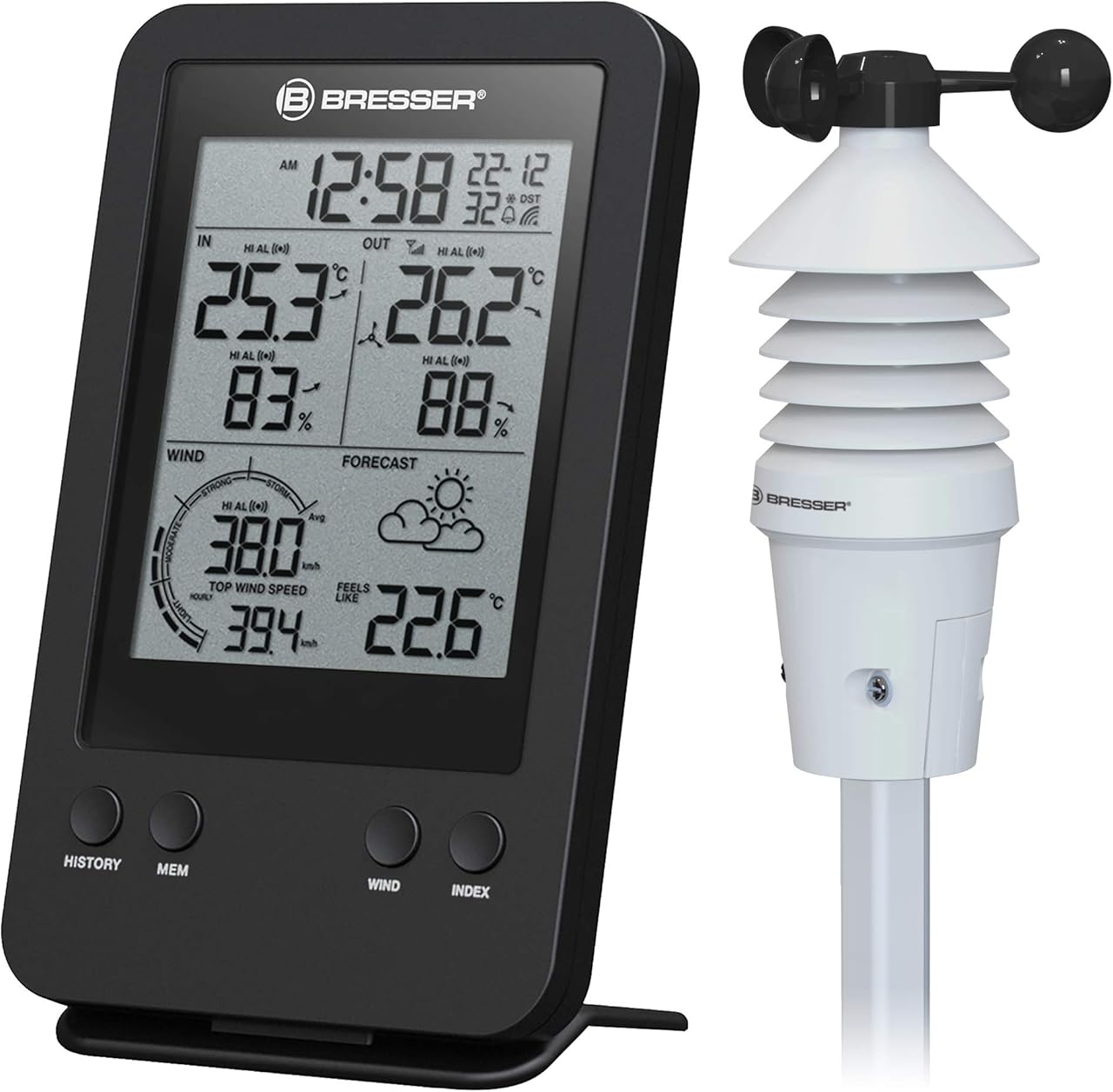 Profi Wetterstation 8 Bresser 3 für Hobby-Garten und Profi-Bauart im 2026 Quellen-Vergleich