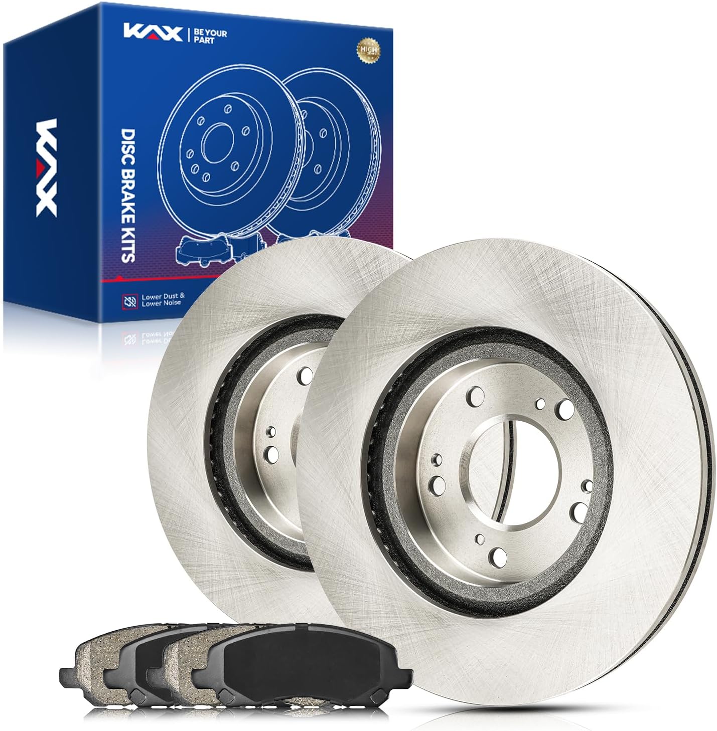 KAX Front Brake Pad and Rotor Kit (Front)