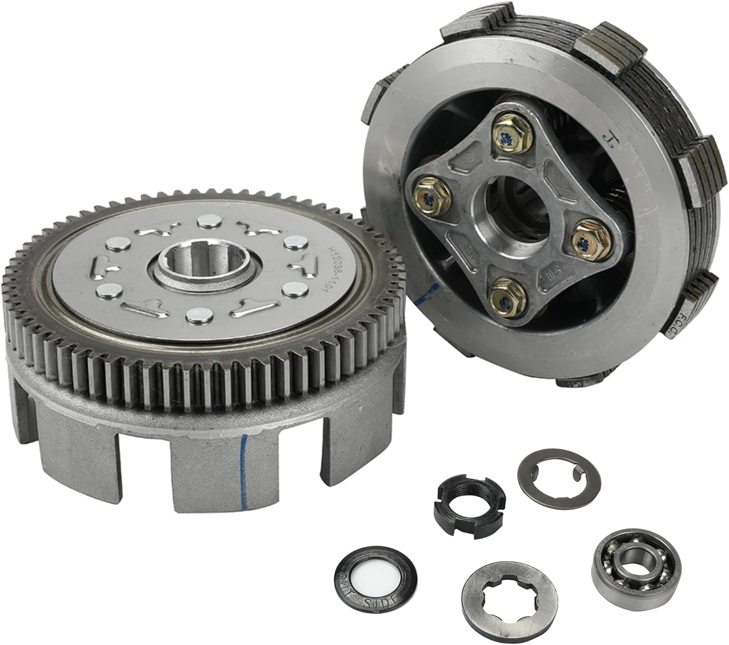 Motorcycle Clutch Assembly for YX 140 150 160 140cc 150cc 160cc 2V 4V W063 W150-5 Horizontal Engine Dirt Pit Bike Parts