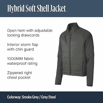 Port Authority Hybrid Soft Shell Jacket. J787