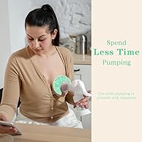 Vista 5 de Paquetes de hielo de gel para pecho caliente/frío, almohadillas de calor para lactancia materna, dolor de lactancia, mastitis, congestión, Verde