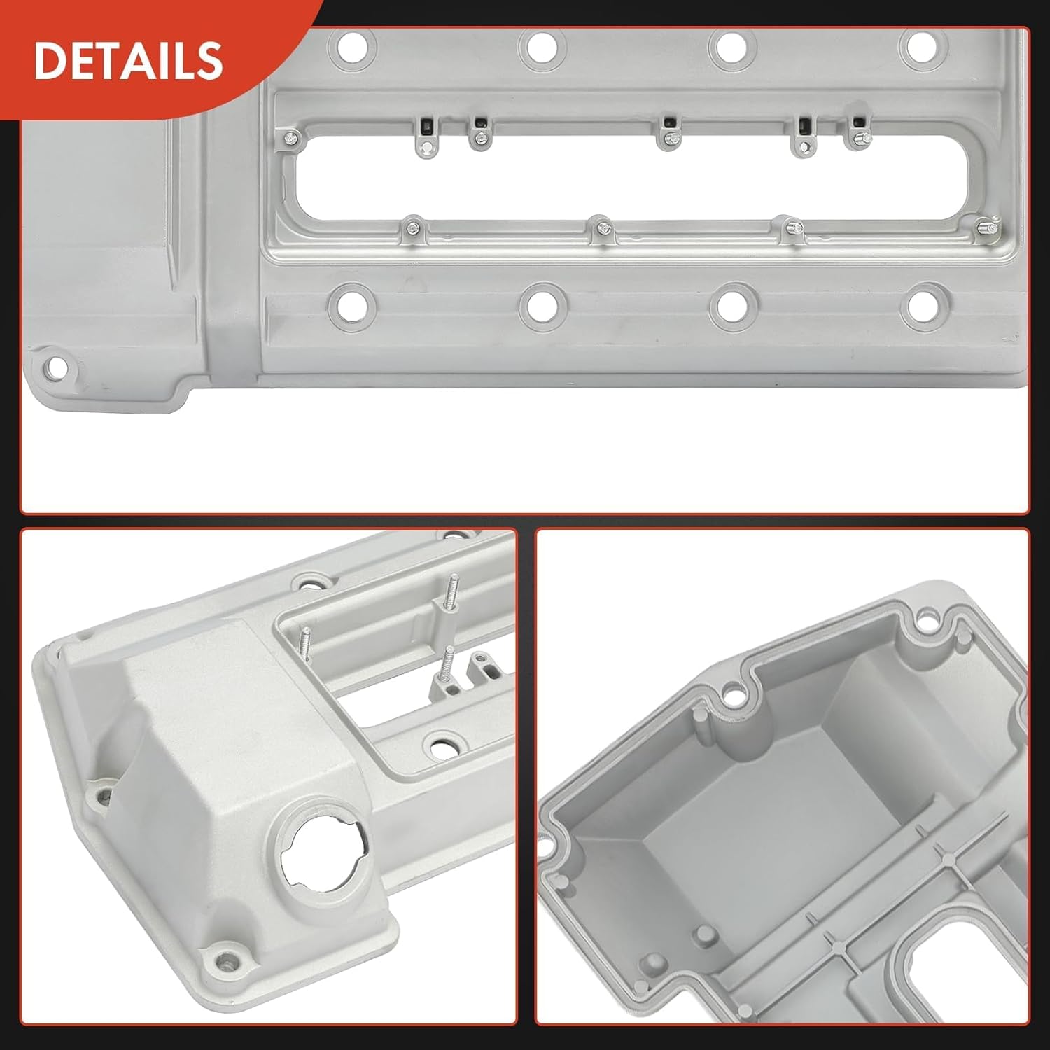 A-Premium Left Right Bank M62TU Engine Valve Cover Compatible with BMW 540i 1998-2003, 740i 1998-2001, 740iL 1998-2001, V8 4.4L (Not Fit M62 Enigne)