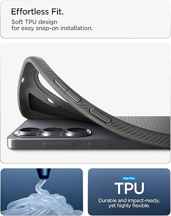 Spigen for Galaxy S26 Case, Liquid Air MagFit [Military-Grade Protection] [Compatible with MagSafe/Fast Wireless Charging] - Marble Gray