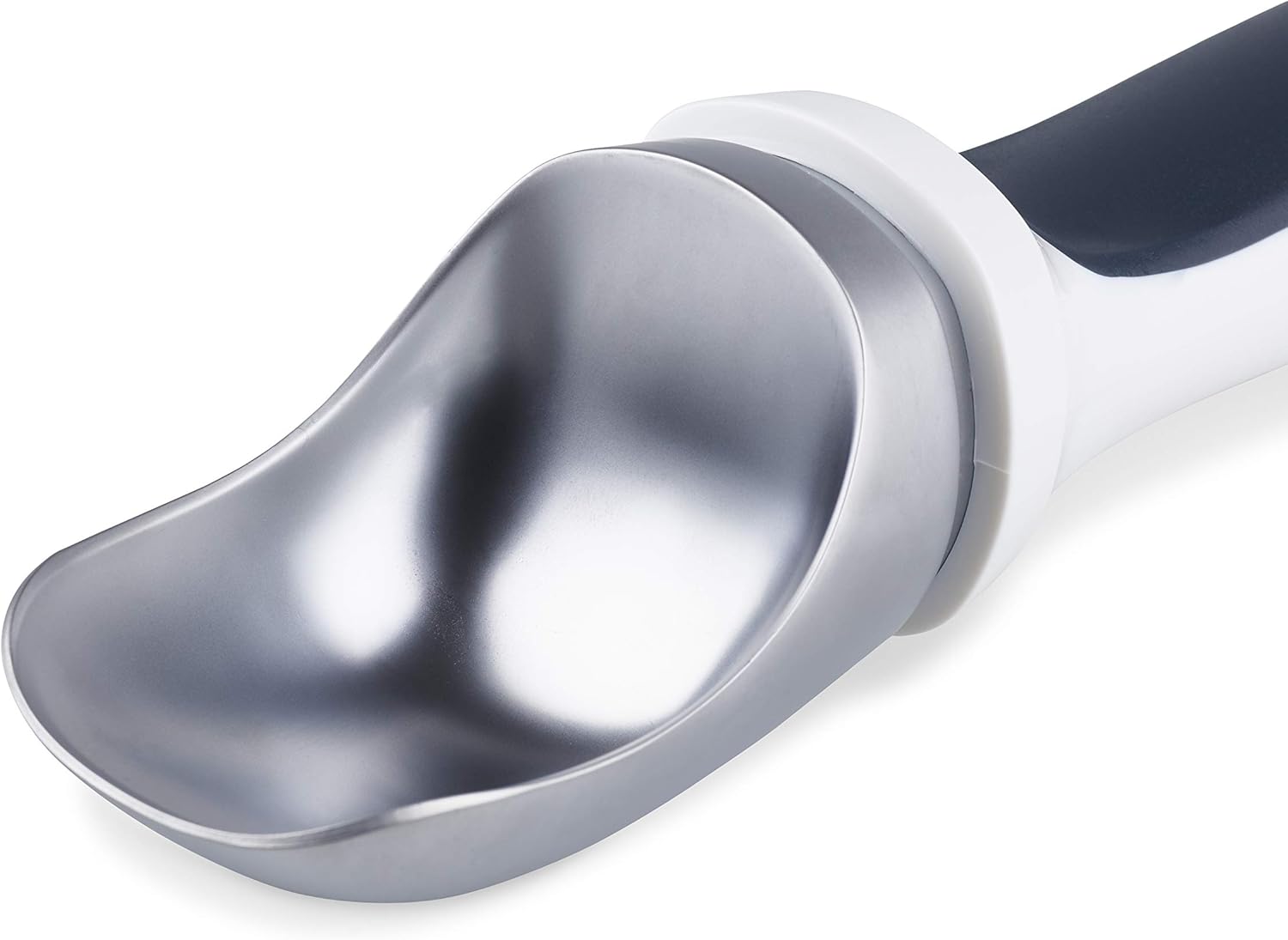 Zyliss E980087 Ice Cream Scoop, 18.5cm/7.25in, Aluminium, Grey, Scoop for Ice Cream/Gelato/Clotted Cream/Sorbet/Mashed Potato, Dishwasher Safe