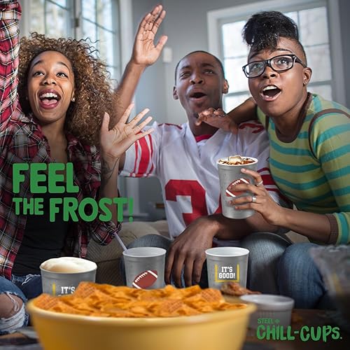 Miniatura 55 de Vasos de fiesta de 16 onzas, perfectos para bebidas frías, resistentes y duraderas, desechables y 100% reciclables, fabricadas en Estados Unidos