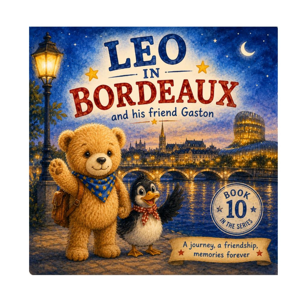 Léo in Bordeaux: N°10 - An adventure with his friend Gaston (Leo the Bear Visits France)