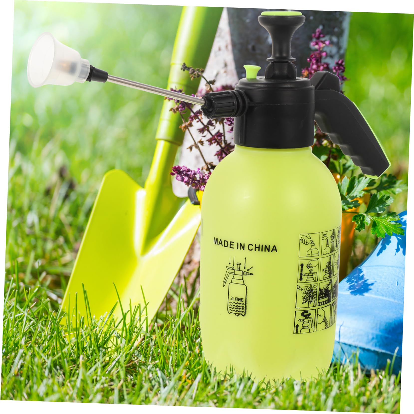 Klein Gießkanne Für Pflanzen Hochdruck Sprühgerät Mit Verlängerungsrohr Handlicher Sprüher Für Garten Und Zimmerpflanzen Zur Gleichmäßigen Befeuchtung Und Pflege Von