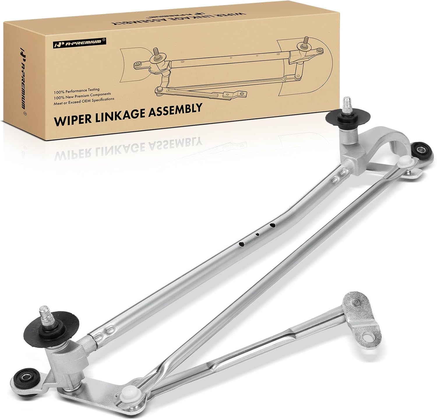 A-Premium Front Windshield Wiper Linkage Compatible with Nissan NV200 2013 2014 2015 2016 2017