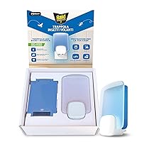 Raid Essentials Trappola Insetti Volanti Base Antimosche, Antimoscerini e Antitarme, Senza Insetticida, Protezione 24, 7 dagli Insetti Volanti, per uso Interno, 1 Trappola e 1 Ricarica