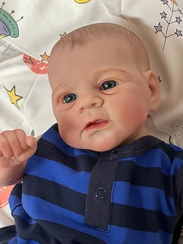 Muñecas de bebé Reborn realistas de 17 pulgadas, muñecas de bebé recién nacidas realistas de silicona suave con peso para niños a partir de 3 años
