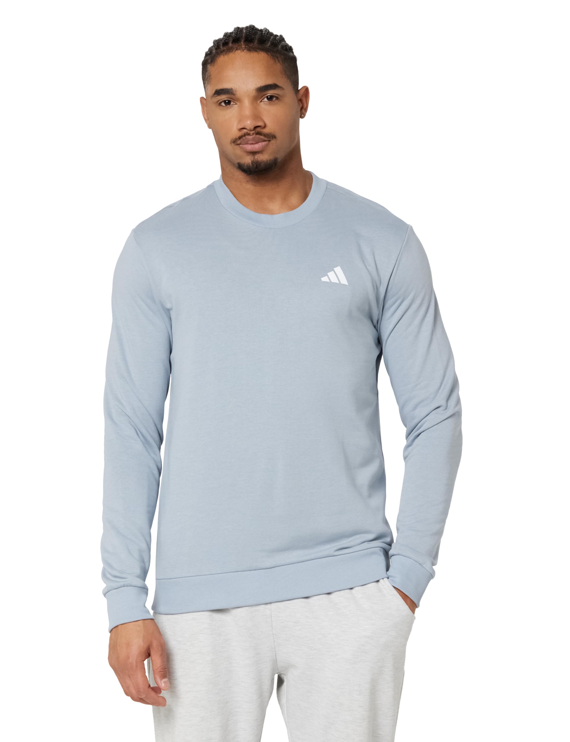 adidas Cotton Blend Men Crew Neck Sweatshirt-picture-55
