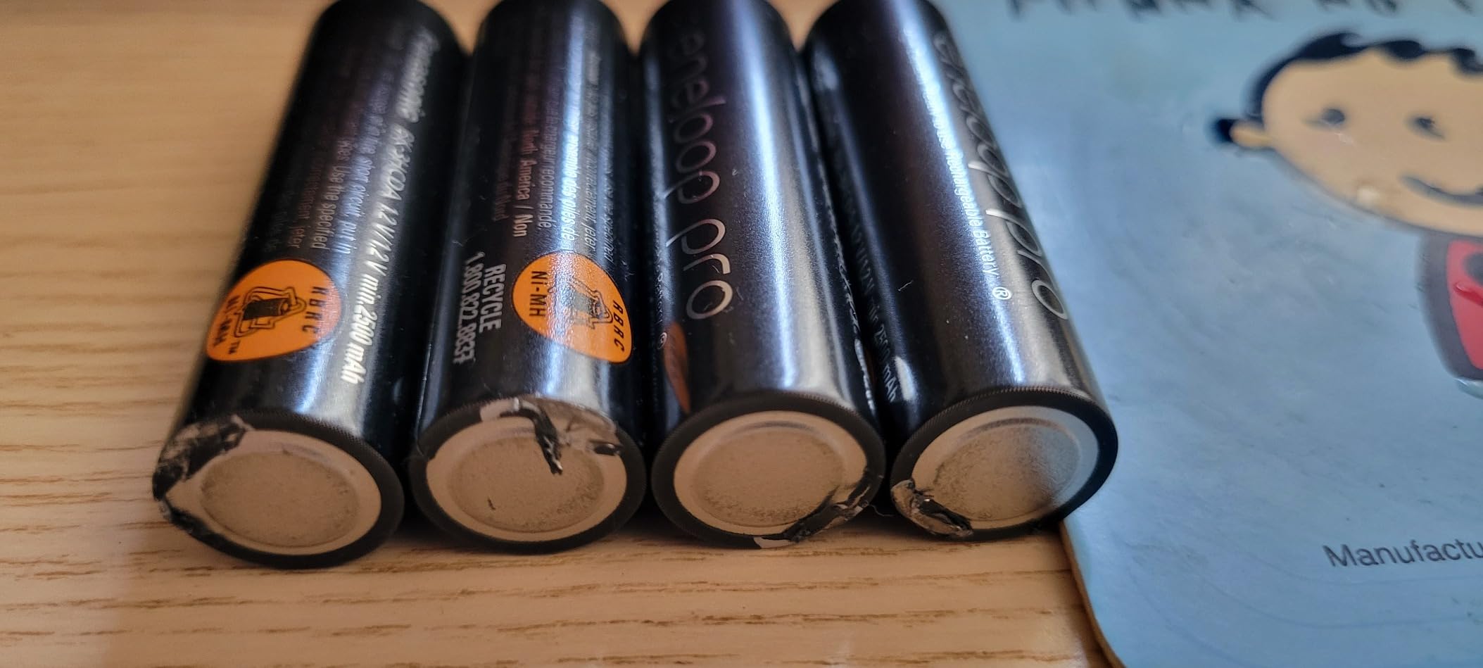 Charger comes with batteries but....