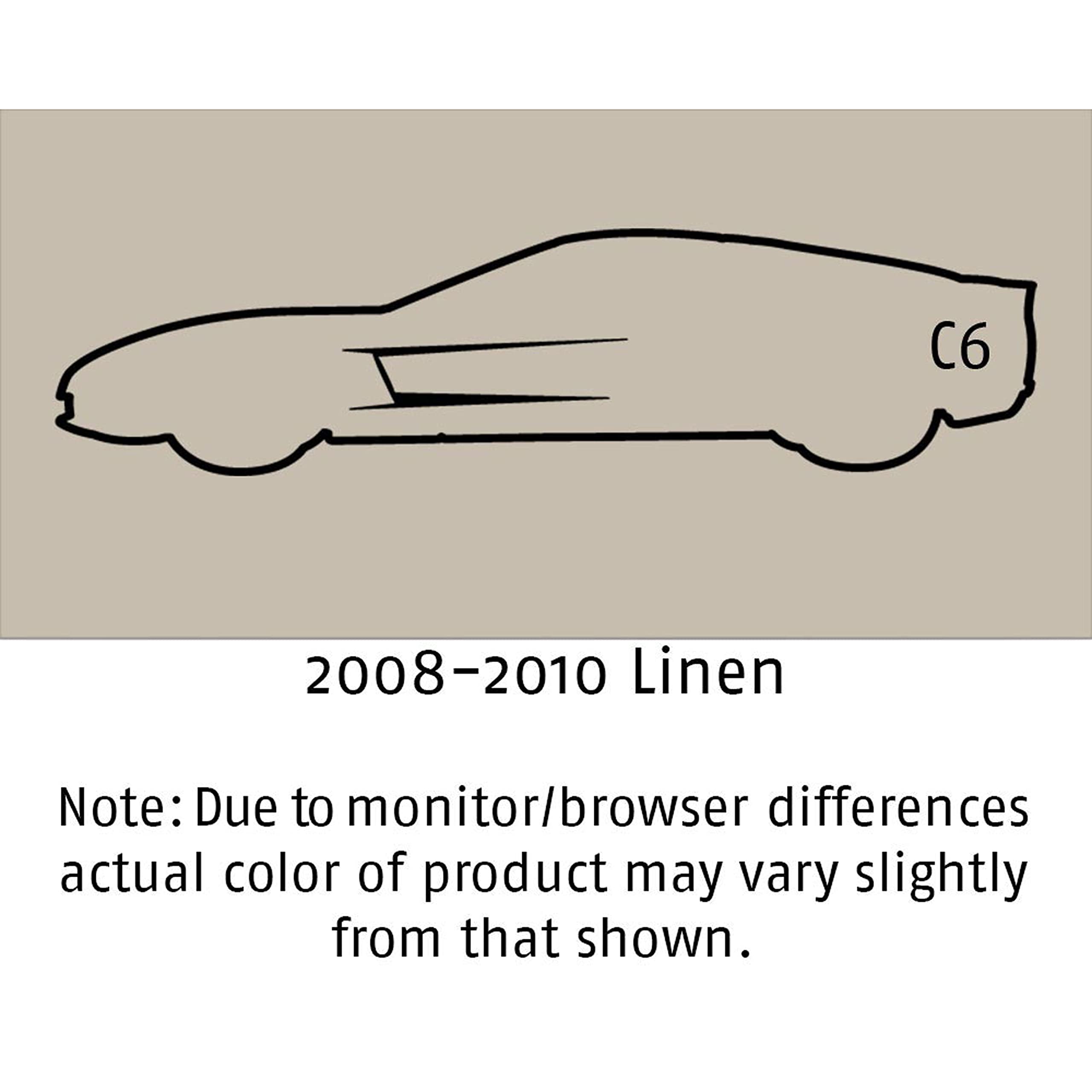 Mid America Motorworks 2008-2010 Corvette C6 Linen White Color Coat Interior Refinish 12oz Aerosol