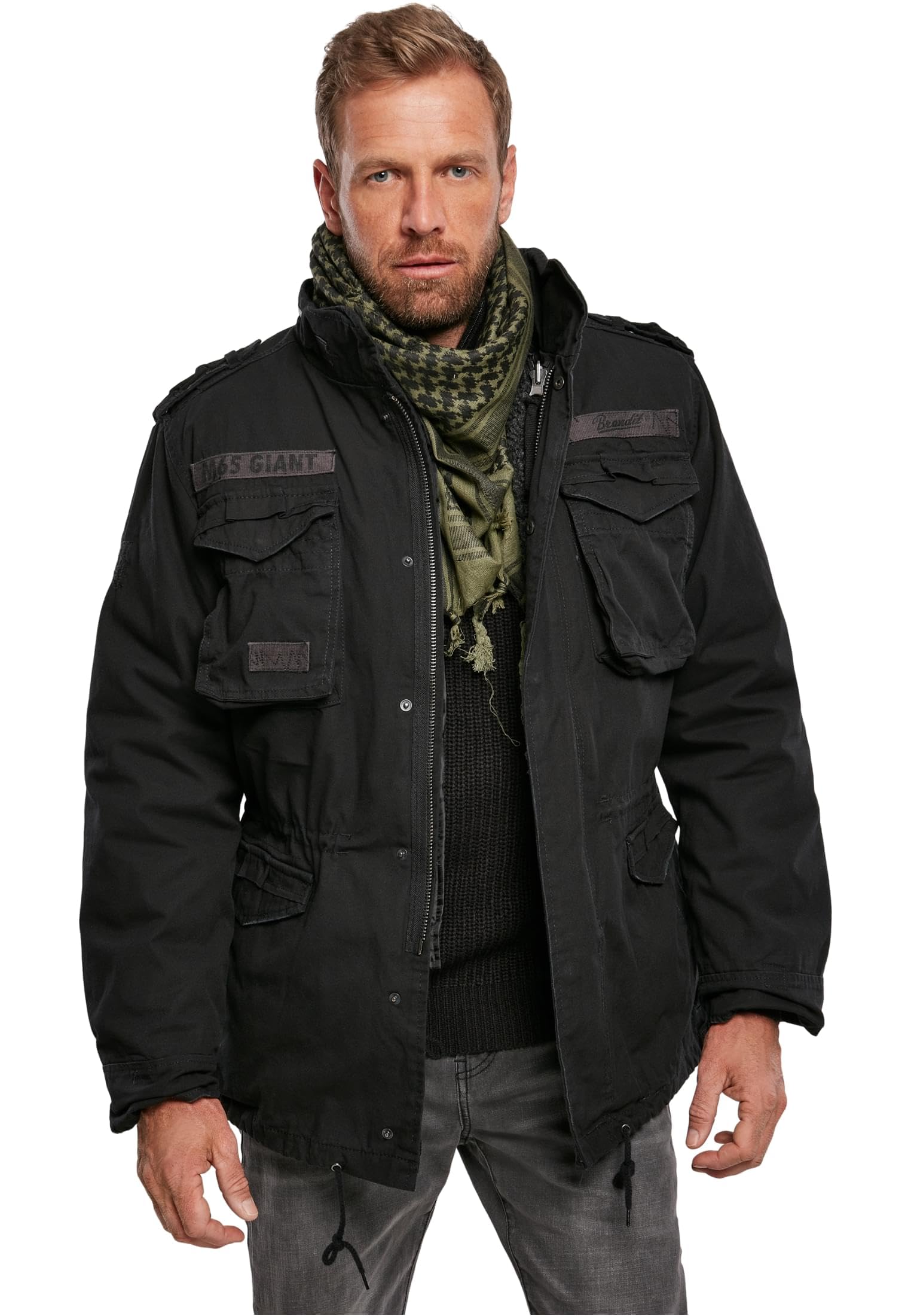 Brandit M65 Giant Jacket, Farbe: black, Größe: S