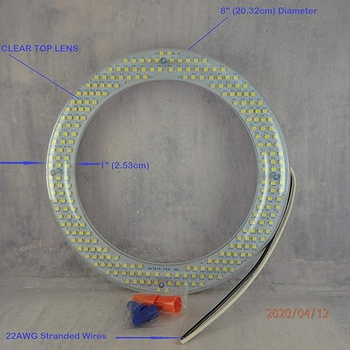 Miniatura 2 de SOLARA-USA Nuestra lámpara LED Circline T9 más brillante (8 pulgadas) para lámpara de aumento - 120 Vac 9 vatios 2000 lúmenes - no regulable PN