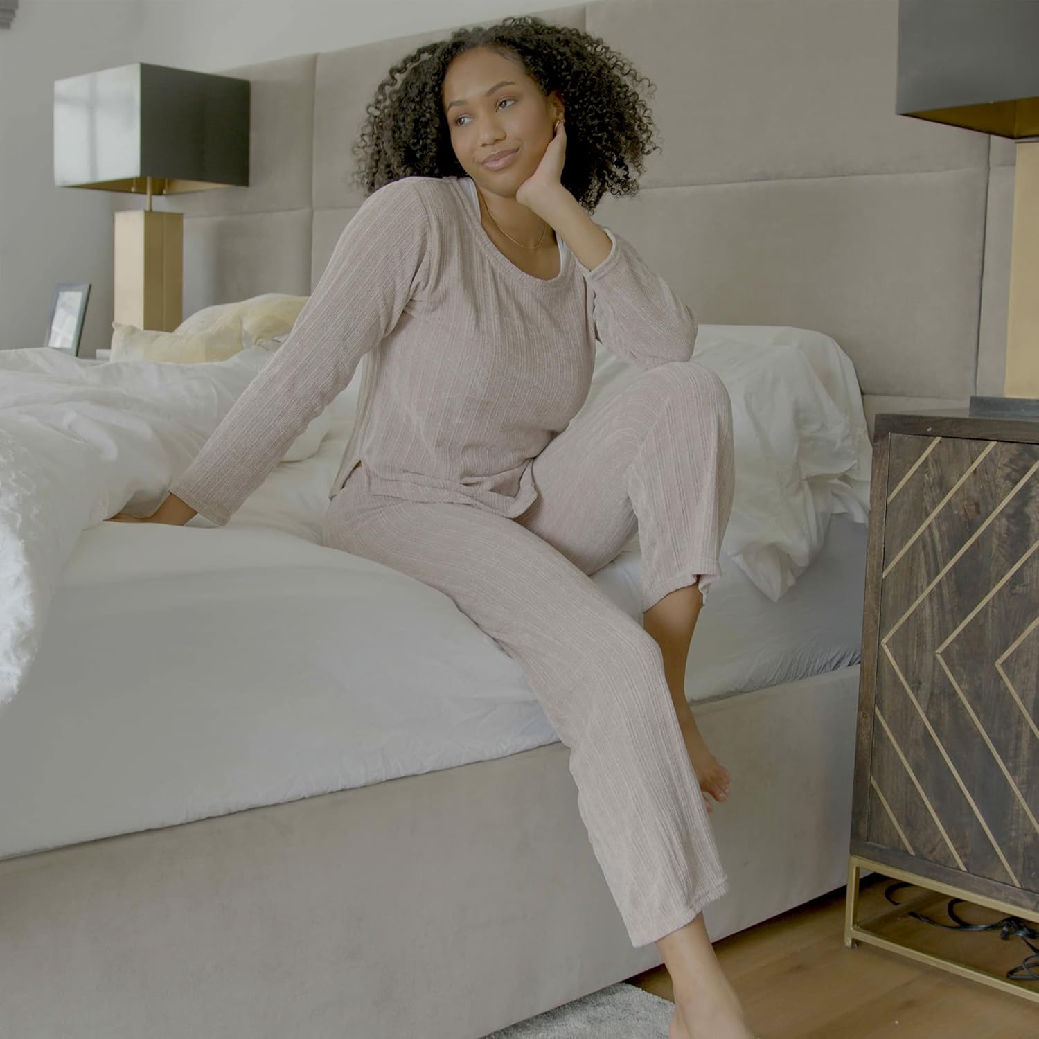 Jo & Bette Fleece Pajama Pants - Womens Pajama Sets 2 Pack Fuzzy PJ Pants Sleepwear - Flannel Pajamas Bottoms Loungewear Set - Image 6