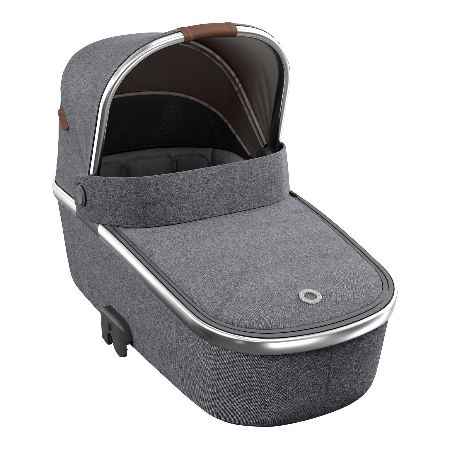 Maxi-COSI Oria Nacelle Confortable pour Poussette, légère et Facile à soulever, Compatible avec Les poussettes, Design Haut de Gamme, utilisable dès la Naissance jusqu'à 6 Mois, 0-9 kg, Gris