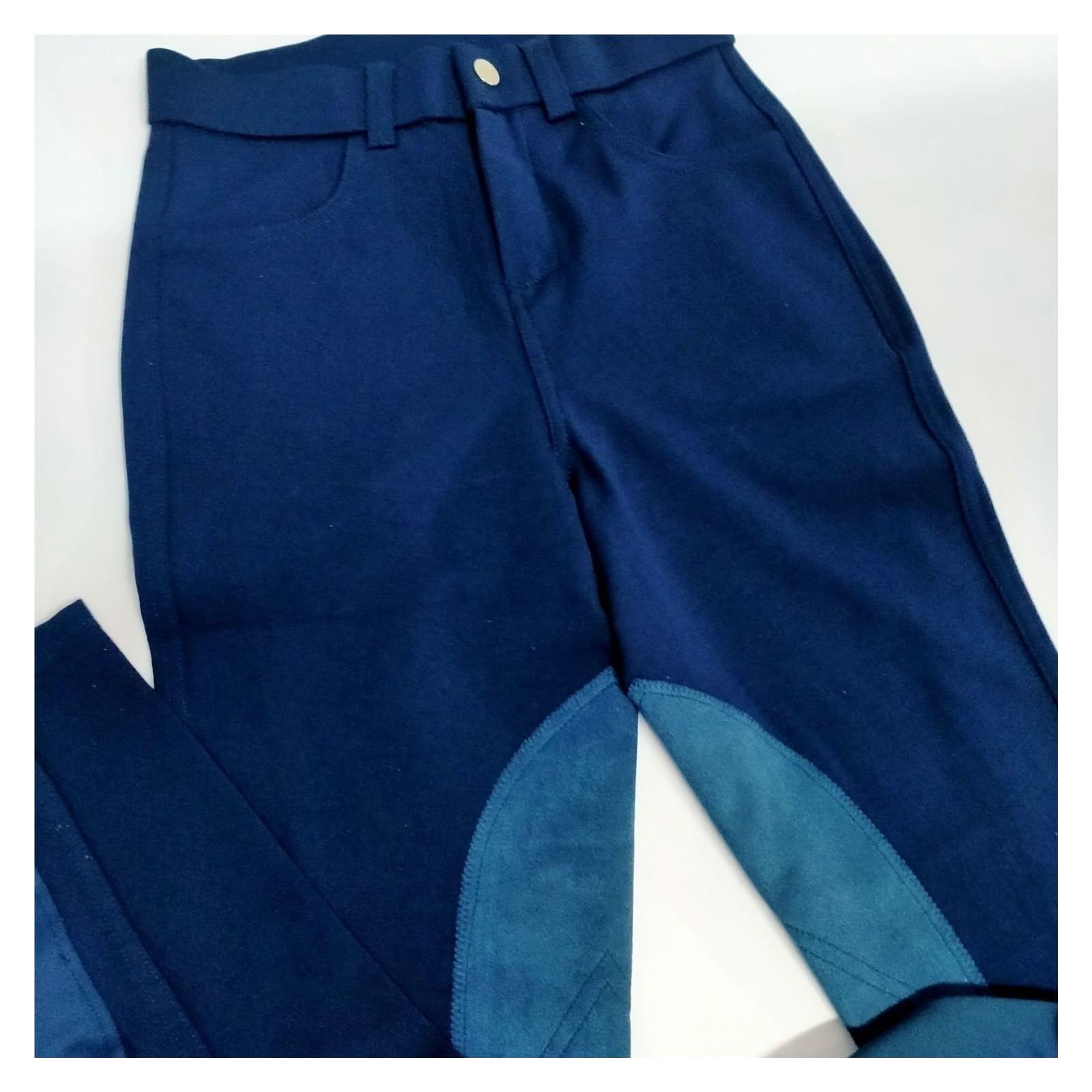 Pantalón De Montar A Caballo Pantalones de equitación for Entrenamiento y competición, Resistentes al Desgaste, con Parche Interior en la Rodilla, Ropa de Equipo