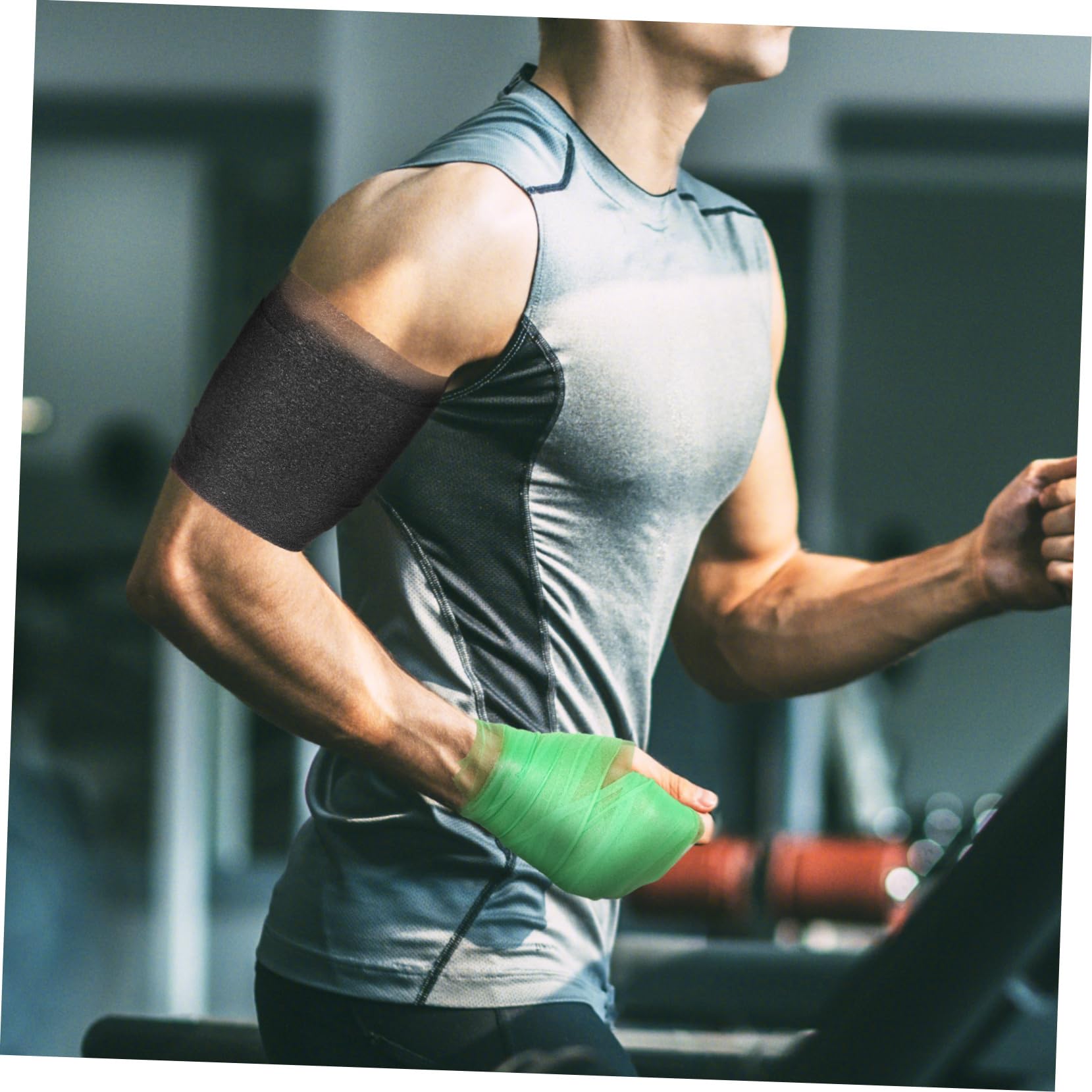 BELLIFFY Elastic Sponge Skin Mask Pre Wrap Athletic Tape Sports Pre Wrap Green 4 Rolls Comfort Fit