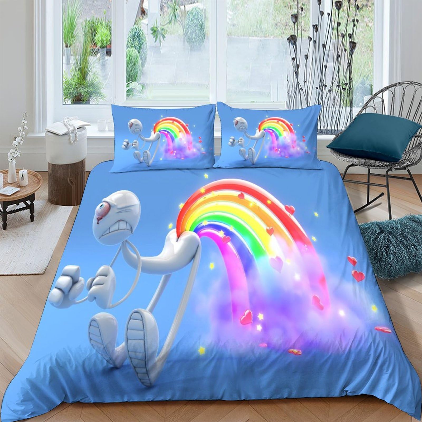 Housse de couette animaux 3D pour égayer la chambre des enfants et adultes