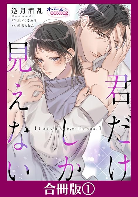 『君だけしか見えない【合冊版】１』の表紙イラスト 電子書籍 漫画