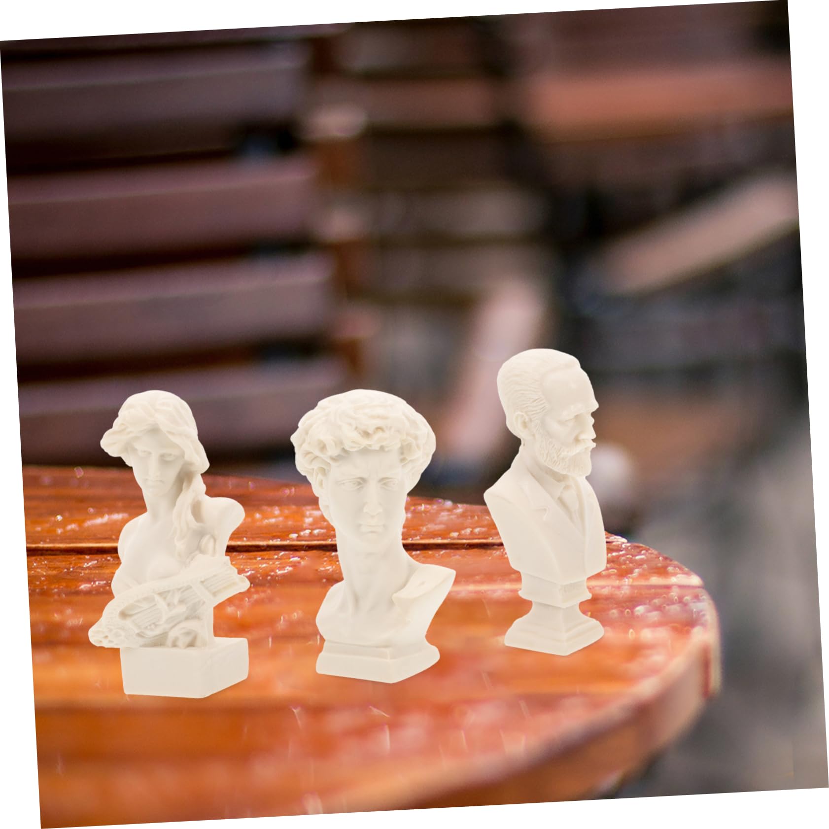 Amazon.co.jp: 10個 小さな石膏像 古典的なローマの胸像 芸術的な