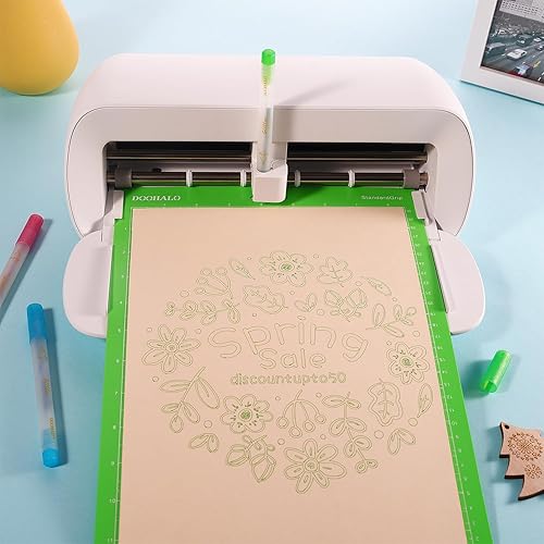 Vista 16 de DOOHALO Alfombrilla de corte para Cricut Joy Xtra, paquete de 3 alfombrillas de repuesto de variedad de agarre estándar, agarre ligero, agarre