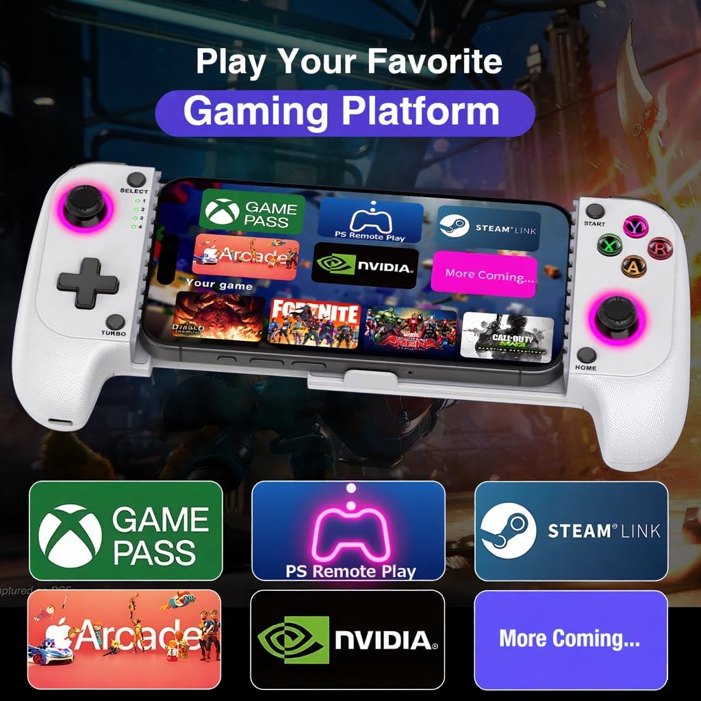 Controller Joystick iPhone Android Supporto Turbo Vibrazione - Dettaglio