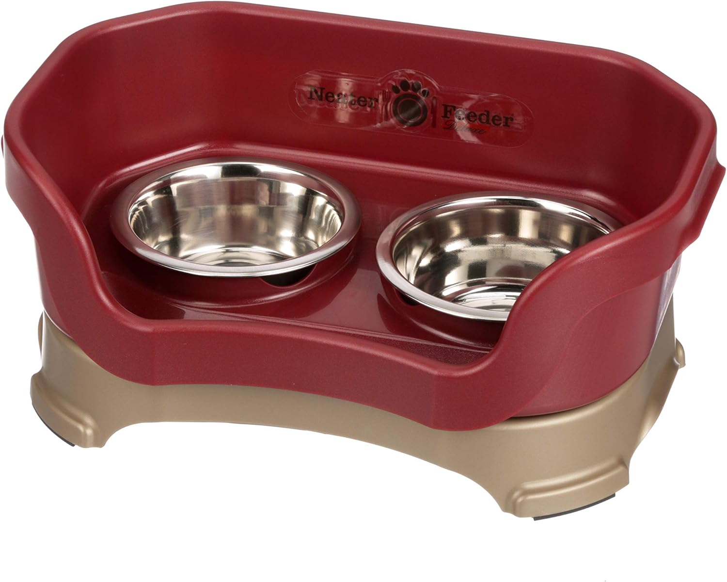 Pet Supplies Neater Feeder Deluxe Small Dog (Cranberry) The Mess