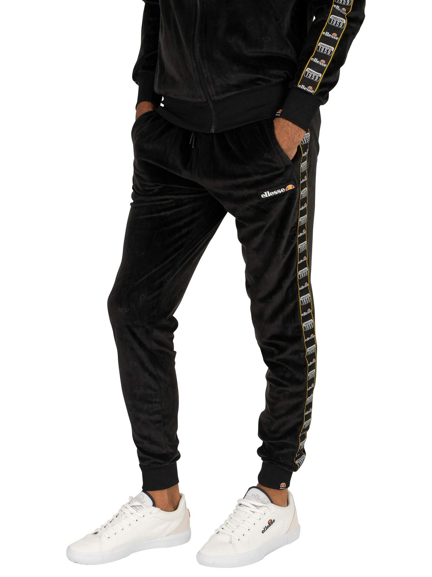 ellesse black joggers