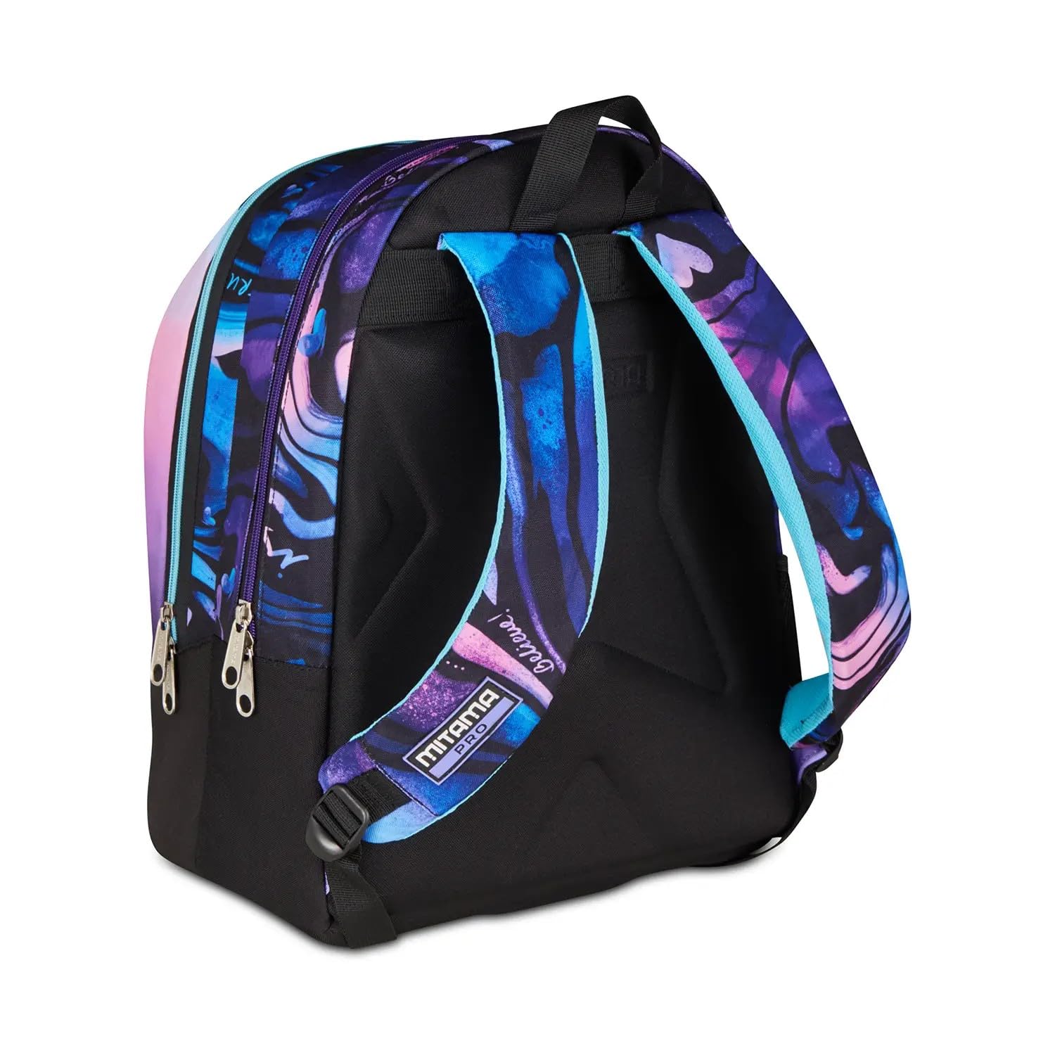 Mitama Zaino Scuola, X Plus SHINYCREW, Triplo Scomparto, Viola, Tasche Porta Borraccia,Schienale con fondo integrato, Spallacci Imbottiti, Zaino Scuola Media, Ragazza