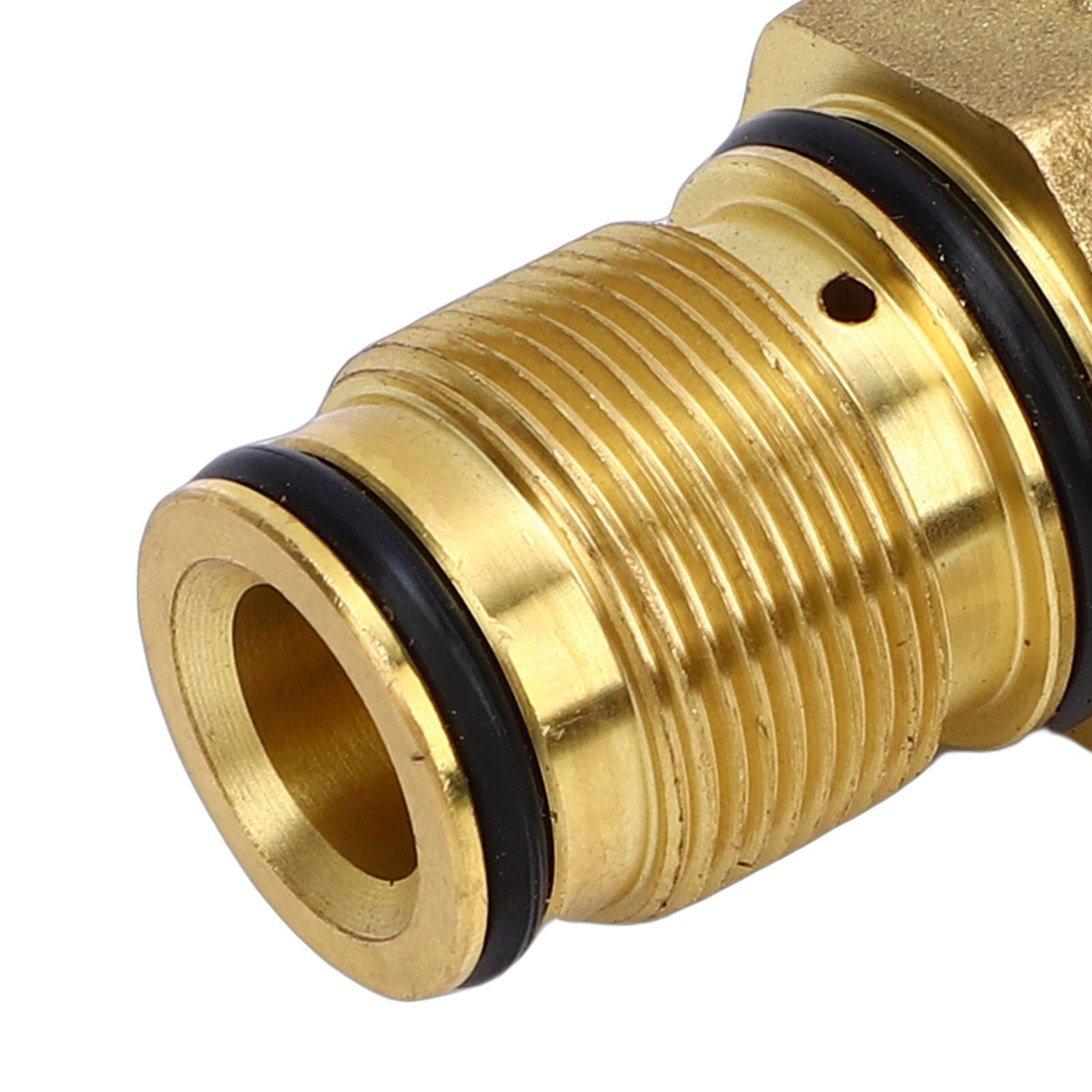 Rengue Raccord de Sortie pour Nettoyeur Haute Pression 7106264, Matériau en Laiton, Vanne Haute Pression pour Modèles C30 C31 C32, Idéal pour Un Nettoyage Intensif