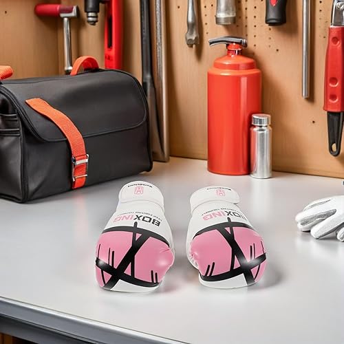 Miniatura 7 de POPETPOP Kickboxing Gloves for Boys Youth Sparring Punching Mitts with High-Density Foam Protection Breathable Taekwondo Training Gear for Beginners