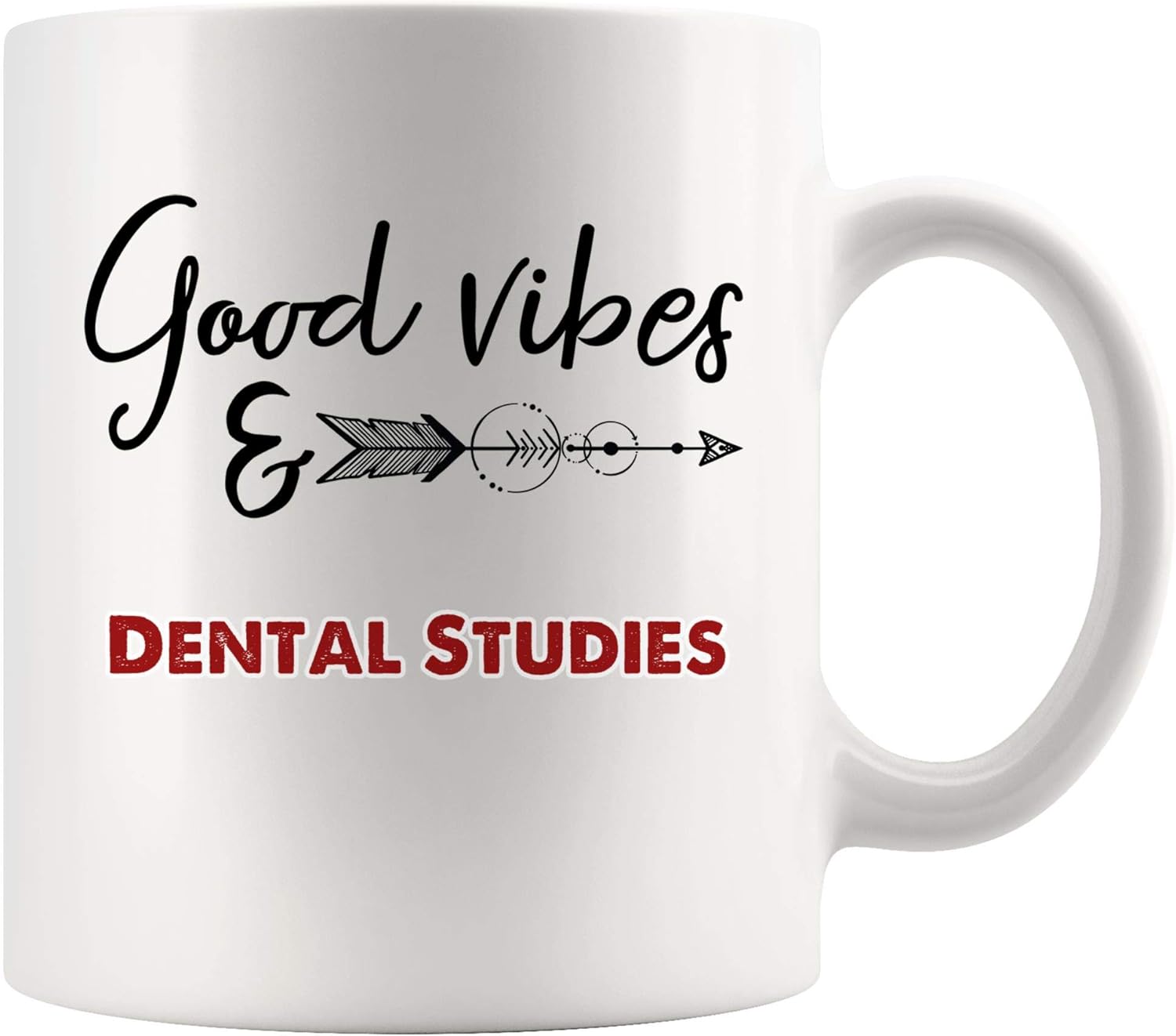 Good Vibes Dental Studies Mug Coffee Cup Tea Mugs Gift