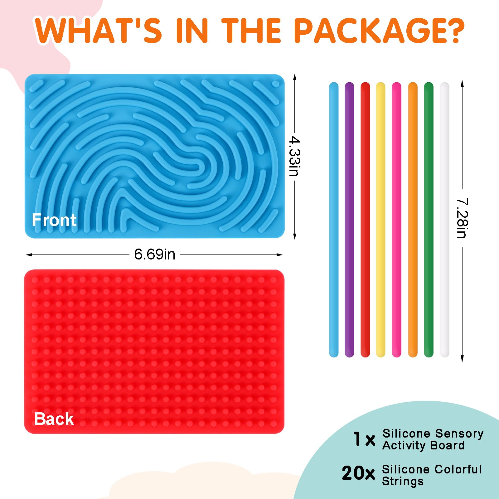 Planche D'activités Sensorielles Pour Les Tout-petits, Développe La