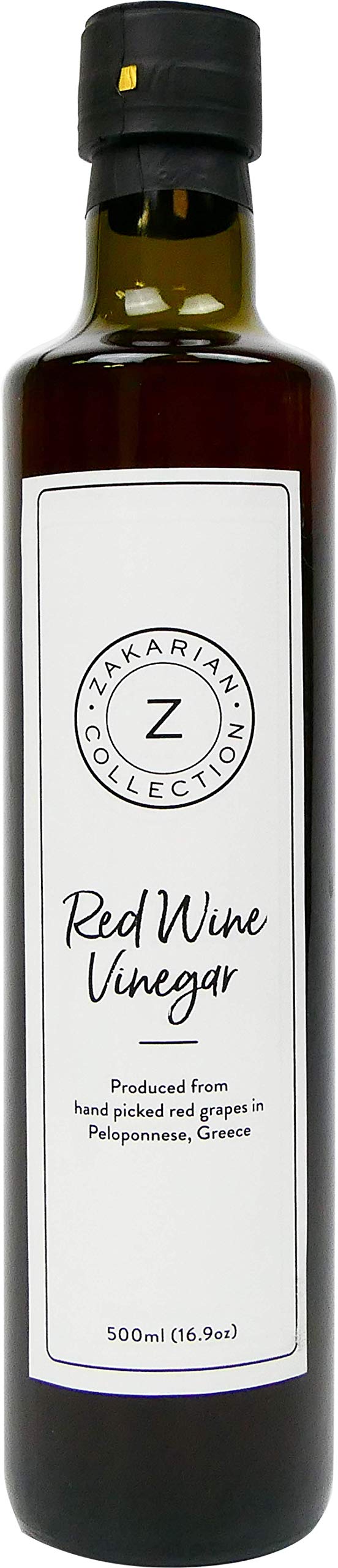 Buy Zakarian Red Wine Vinegar Made from Organic Greek Red Grapes