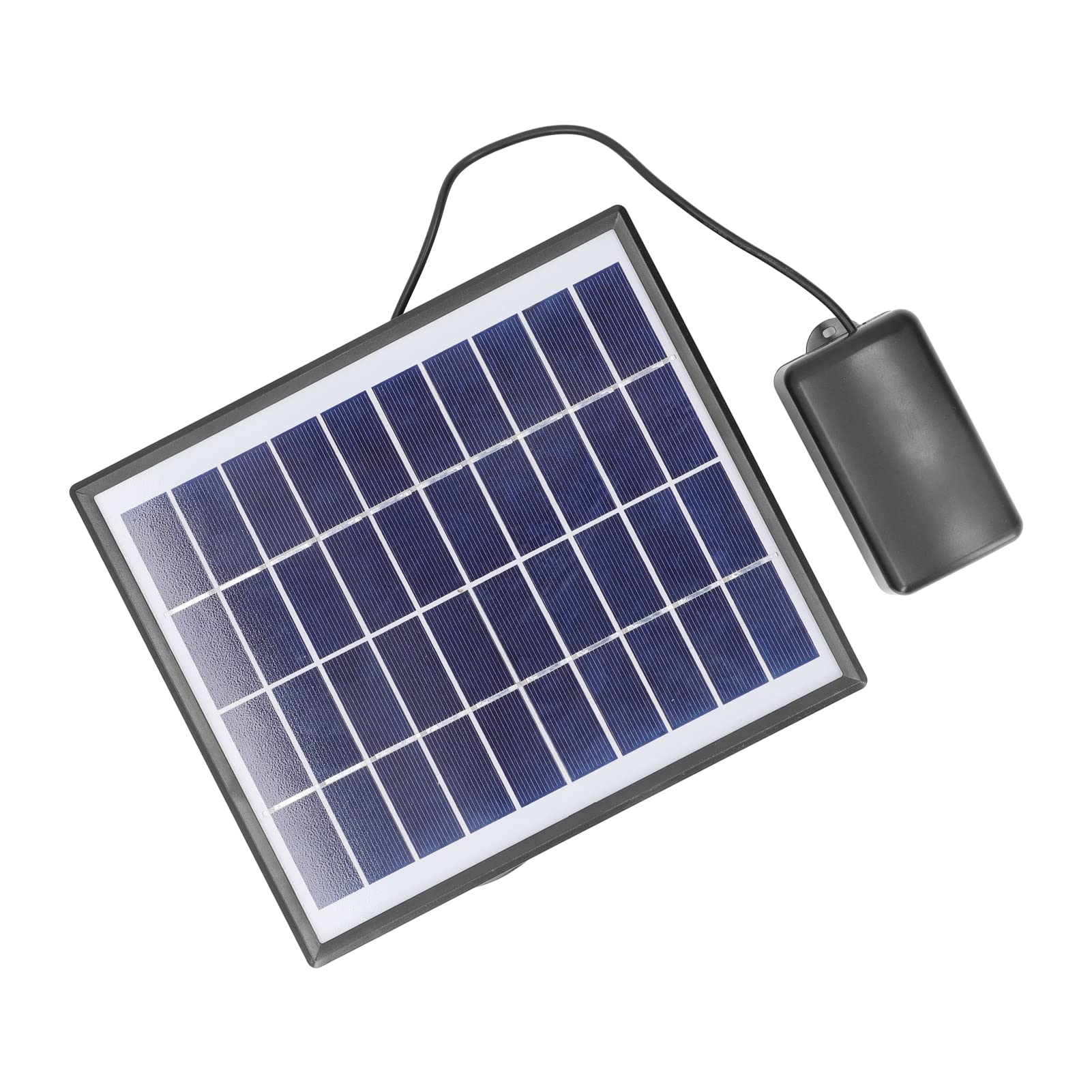 Marhynchus Solar-Teichpumpe, Verstellbares Solarpanel-Luftpumpen-Set, 10 V, 6 W, Mikro-Solar-Brunnenpumpe mit Blasenstein, 0,8 L Pro Minute, 1 M Tiefe für Teich, Aquarium, Wassergarten Im Freien