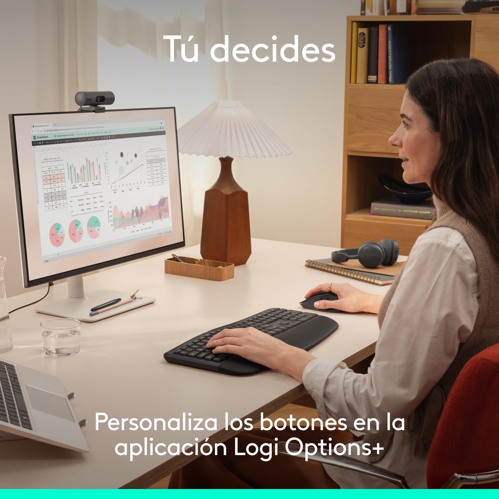 Logitech Signature Comfort Plus M850 L, ratón inalámbrico, ratón Bluetooth con Almohadilla para la Palma, clics discretos, autonomía de 24 Meses, Botones Personalizables, Windows, Mac y iPad - Negro