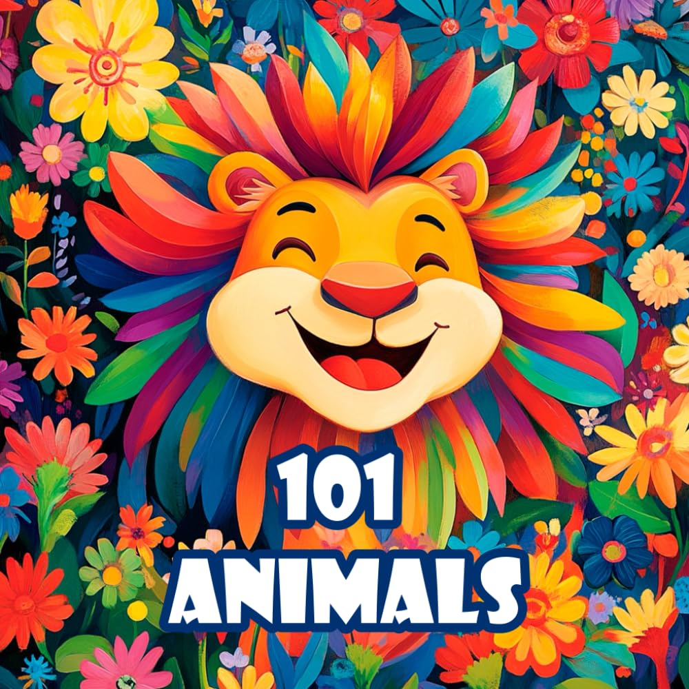 101 Animals: Coloring Book for Kids