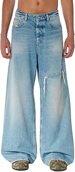 DIESEL メンズ デニムパンツ ルーズフィット ストレート Amazon | [Diesel] (ディーゼル) メンズ デニムパンツ ルーズ