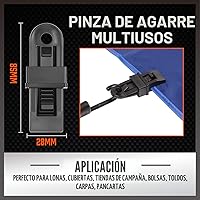 Vista 7 de HORUSDY Tarro surtido de 31 cuerdas elásticas de alta calidad, incluye cuerdas elásticas de 10, 18, 24, 32, 40 pulgadas, lazos de cremallera de 6