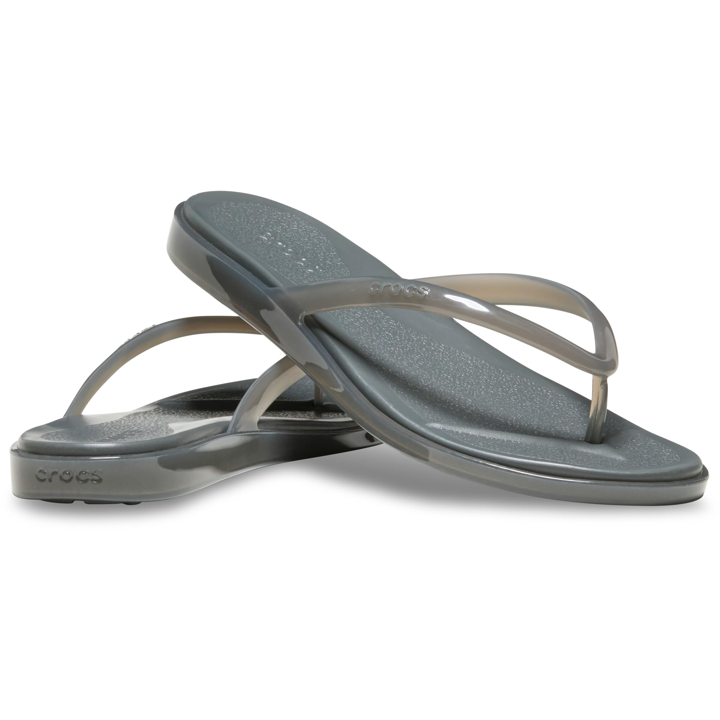 Crocs Miami Jelly Round Toe Flip TonguesFemme