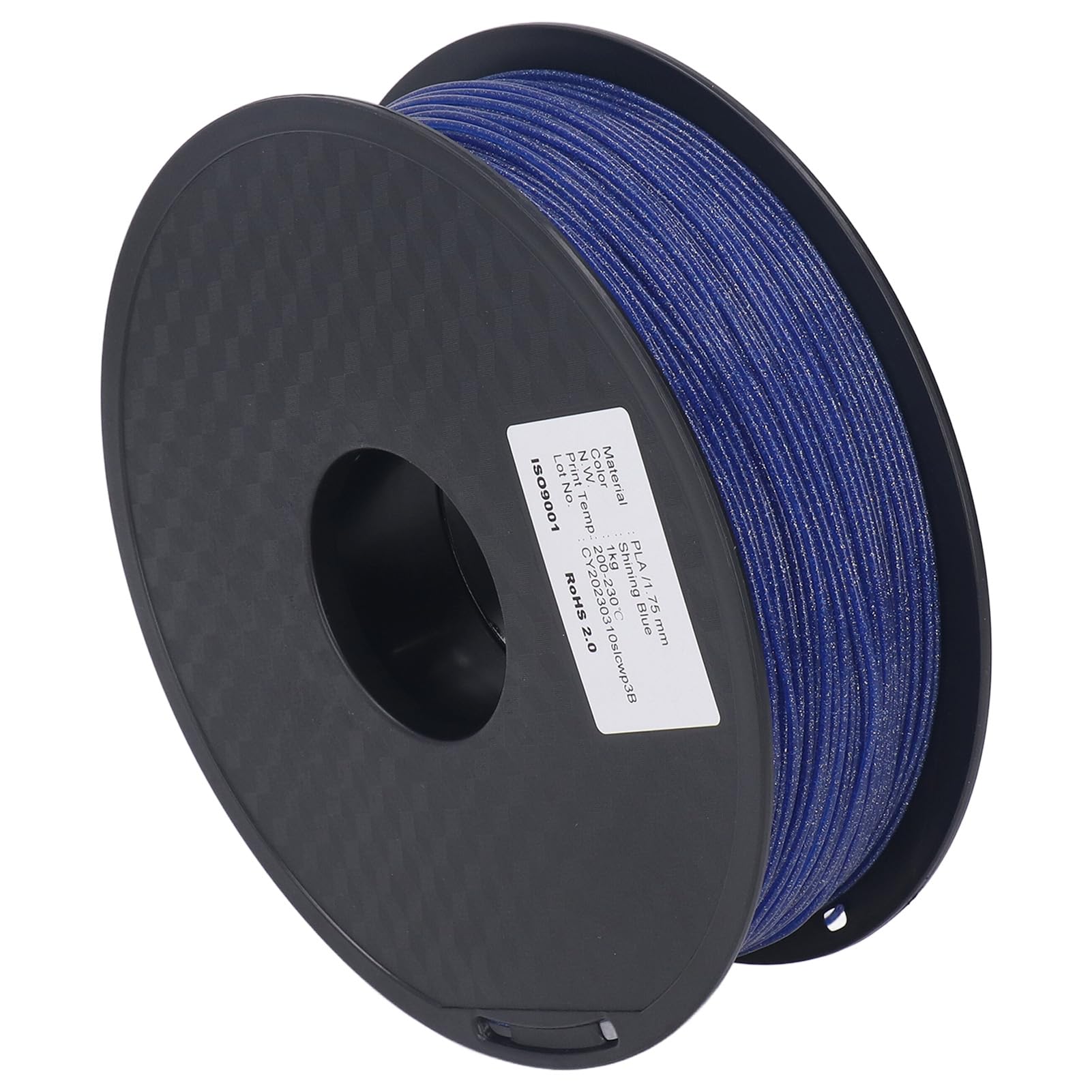 Glänzend Blaues PLA Seiden Filament 1,75mm, 1kg