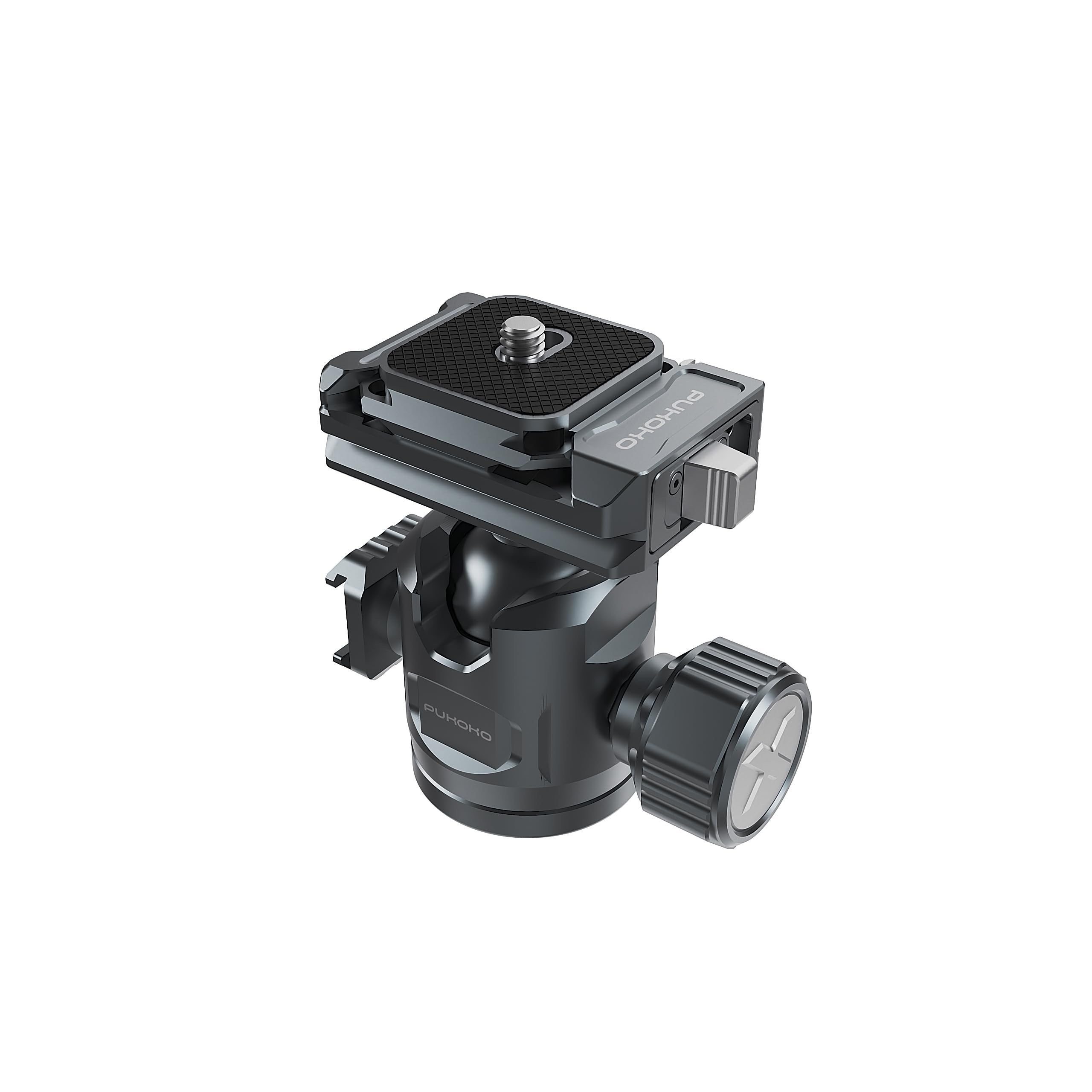 Camera Tripod Ball Head,28mm Metal Panorama Ball Head Compatible with Arca Type Quick Release Plate, 1/4" Screw 3/8" Thread Mount, Max Load 26lb/12kg,Ball Head Mount for Monopod, Slider, DSLR Camera