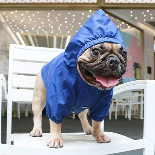 Miniatura 6 de iChoue Las chaquetas de seguridad reflectantes para perros, los abrigos resistentes al agua están hechos de tela de alta reflexión que mantiene a