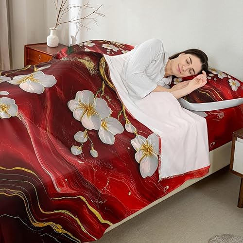 Miniatura 17 de Whisky - Juego de sábanas para niños, tamaño King, juego de ropa de cama rústica retro de grano de barril, decoración de habitación de niños y