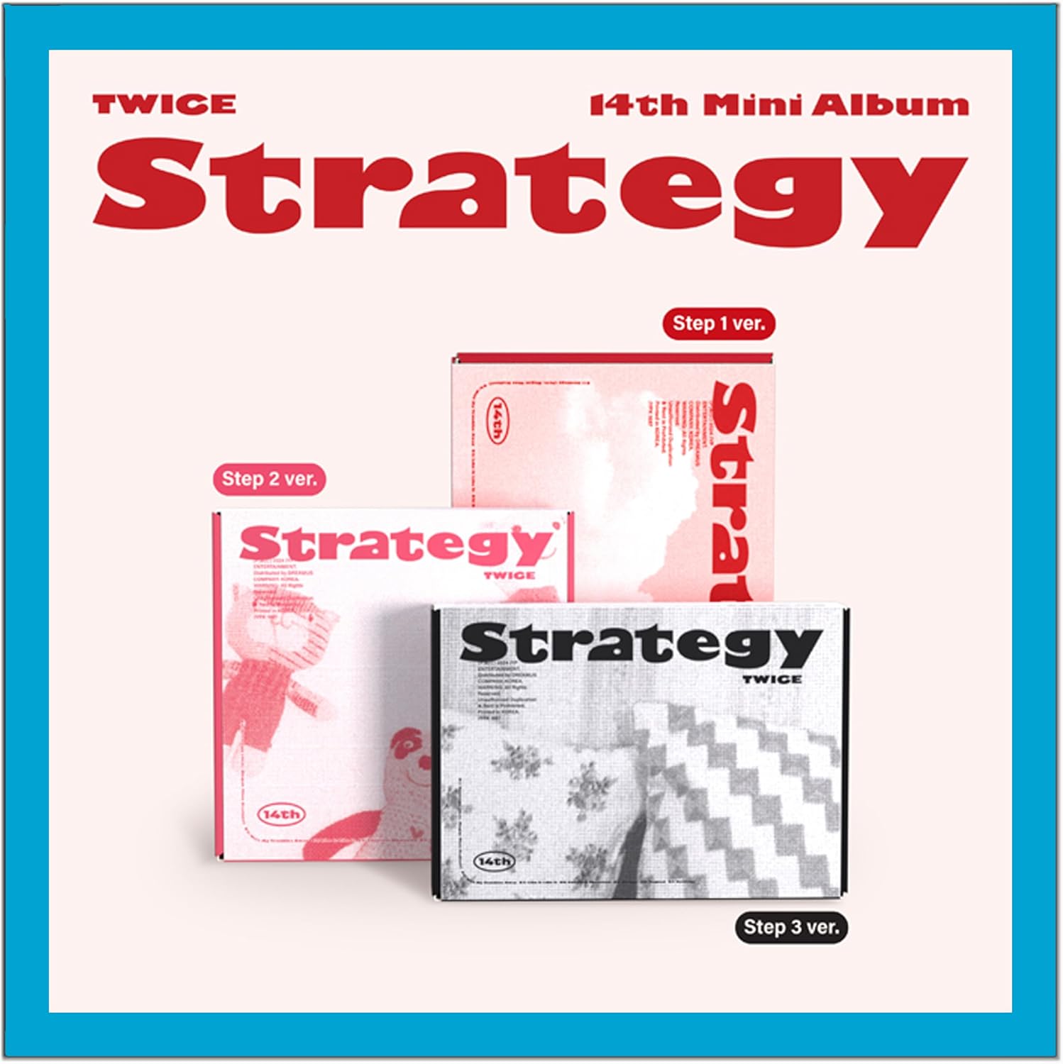 TWICE STRATEGY 14th Mini Album (Photobook - Step3 Ver)